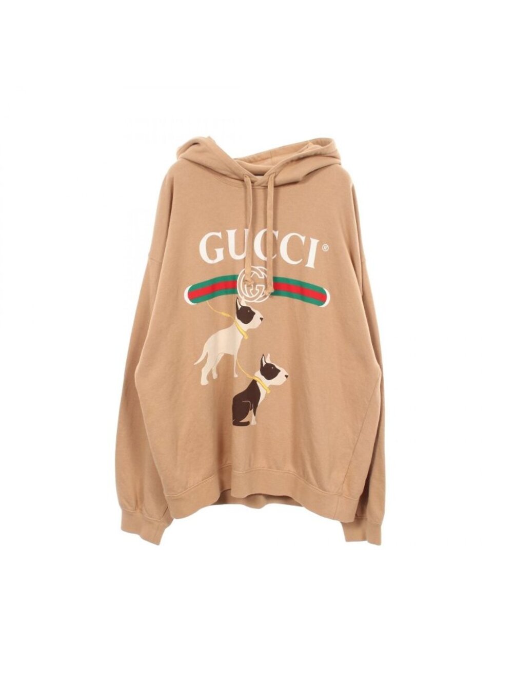 Gucci Hoodie Logo Print Dog Cotton